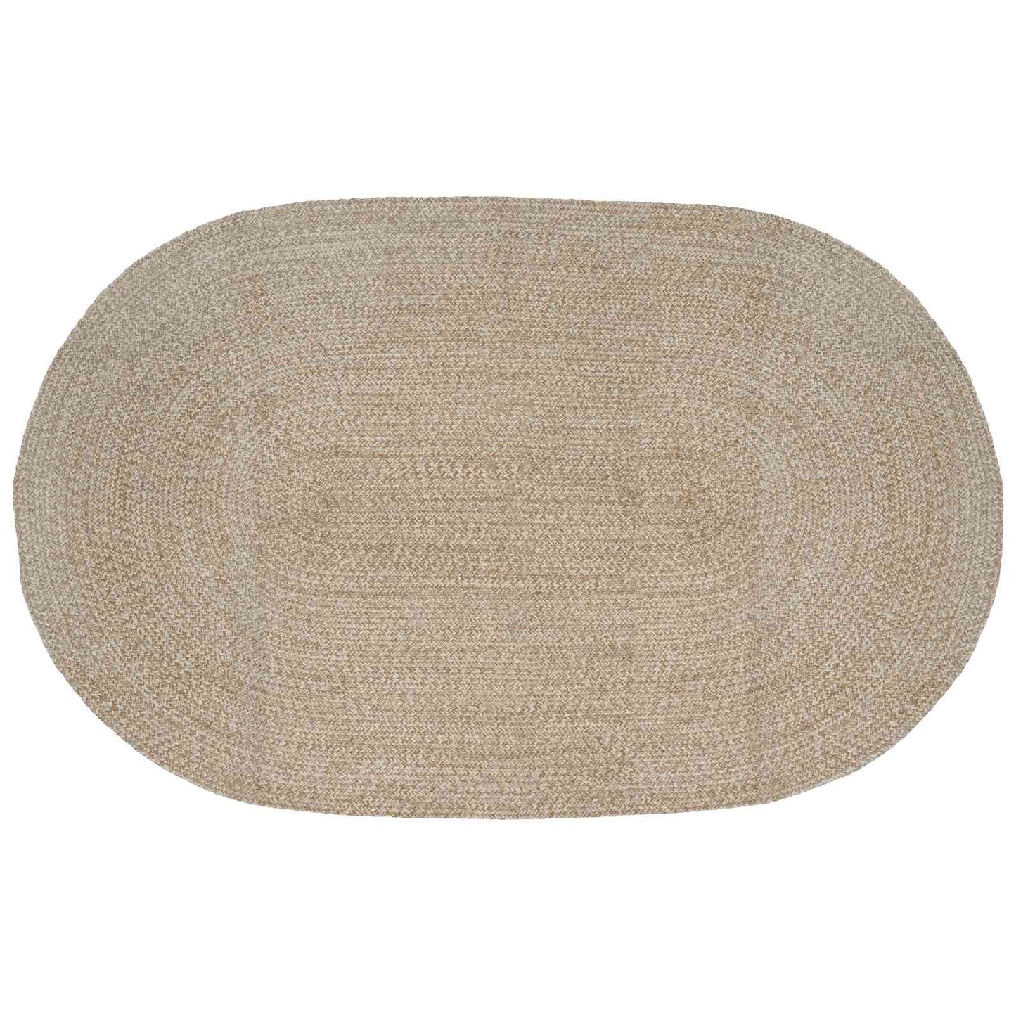 Område tæppe Hvid 205 x 305 cm Jute