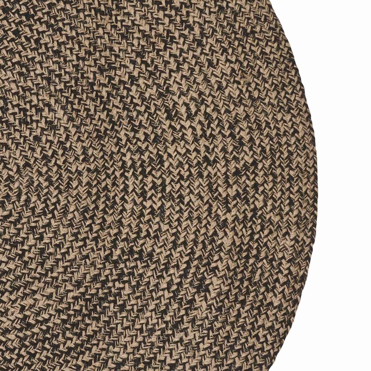 Områdetæpper Sort 122 x 183 cm Jute
