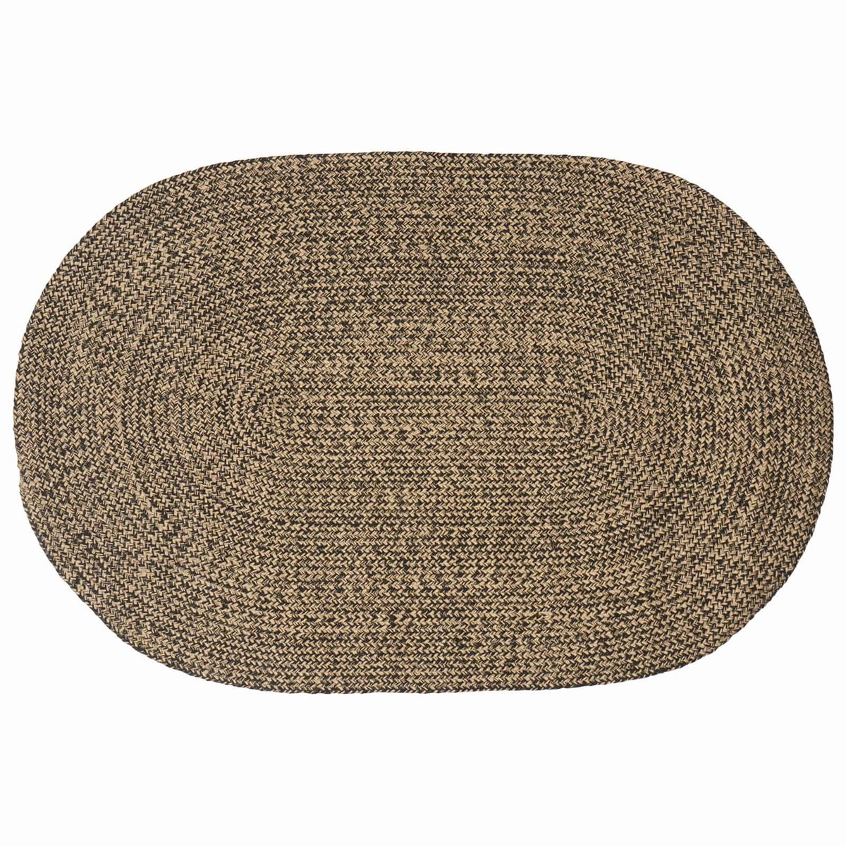 Områdetæpper Sort 122 x 183 cm Jute
