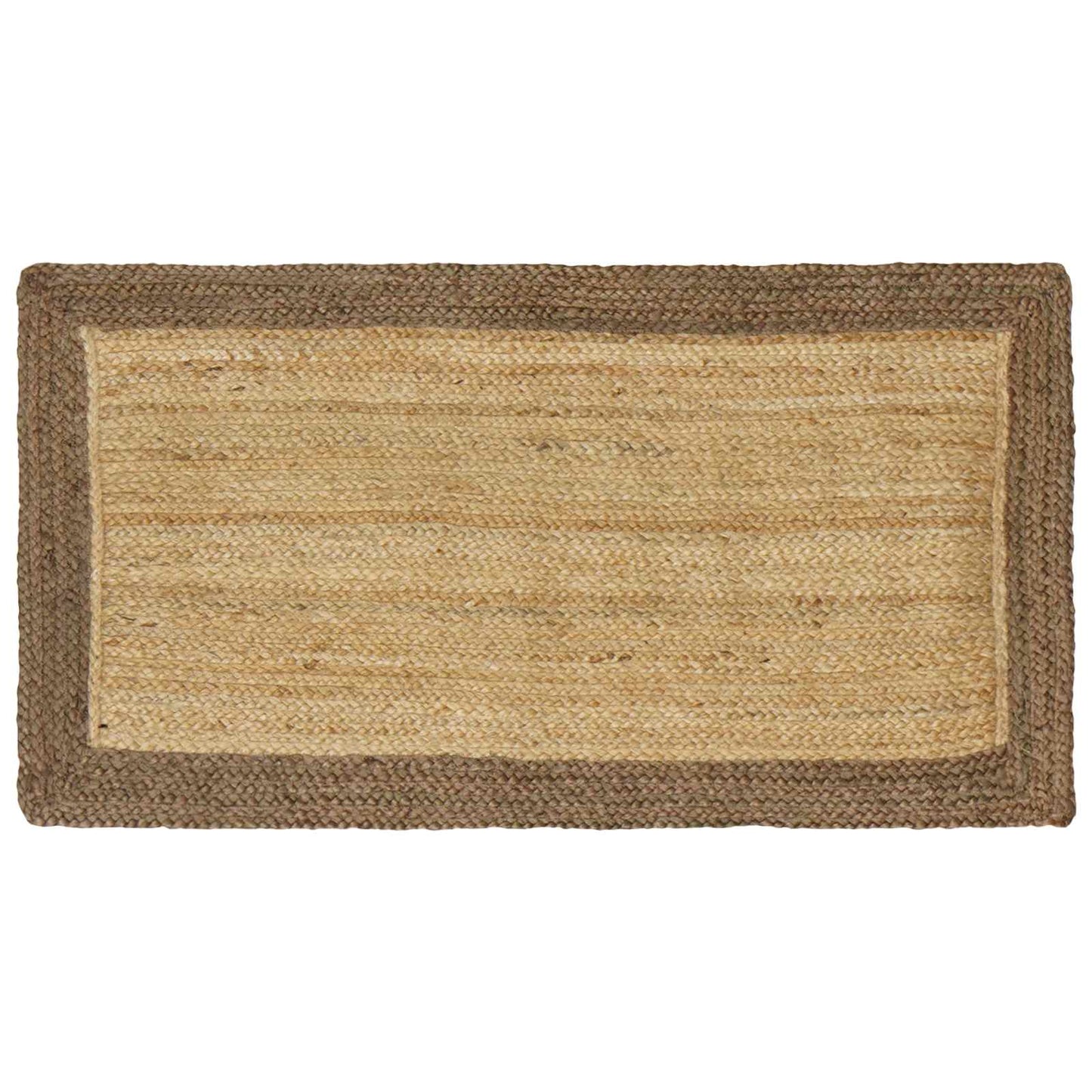 Område tæppe Grå 60 x 110 cm Jute
