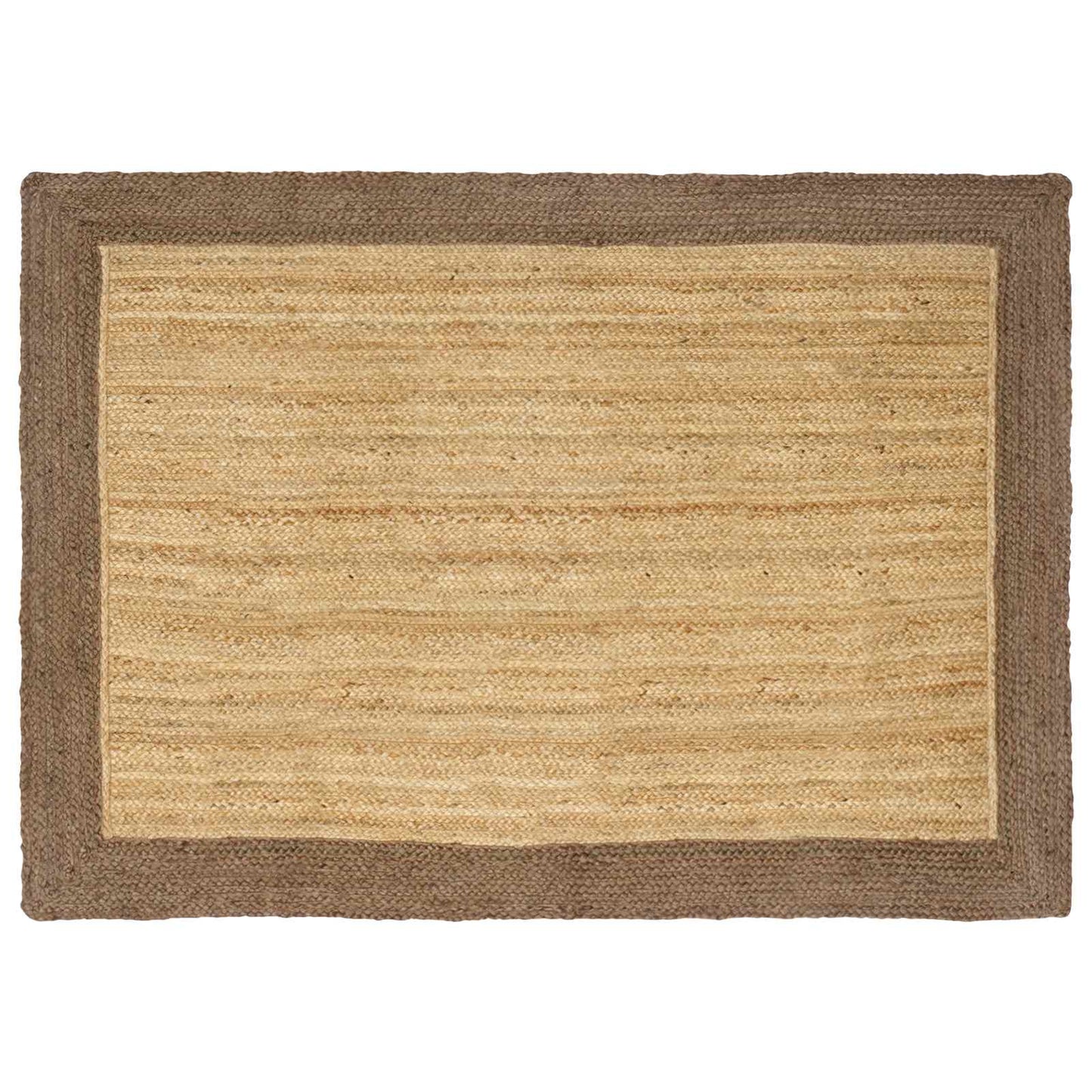 Område tæppe Grå 120 x 170 cm Jute