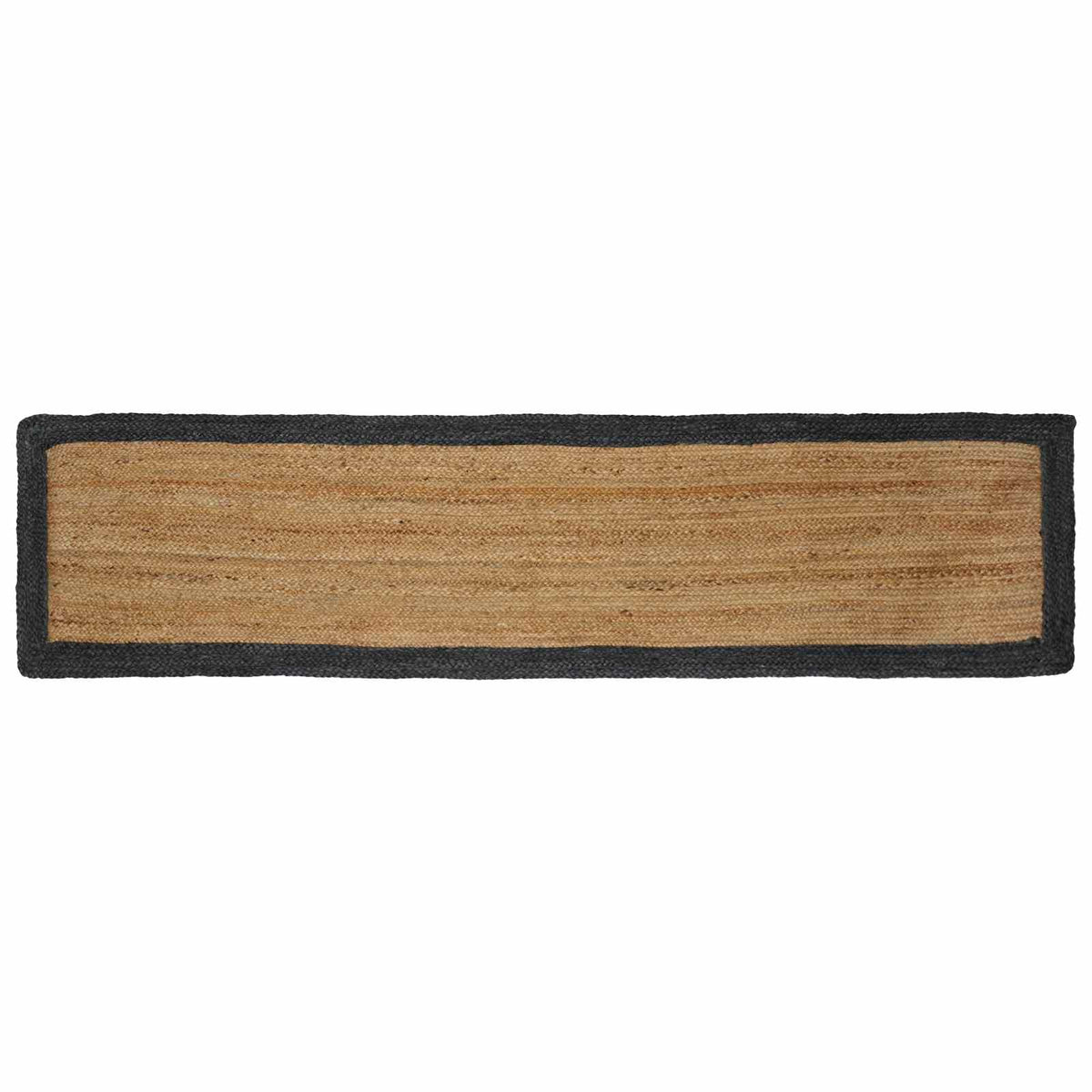 Område tæppe Mørkegrå 60 x 200 cm Jute