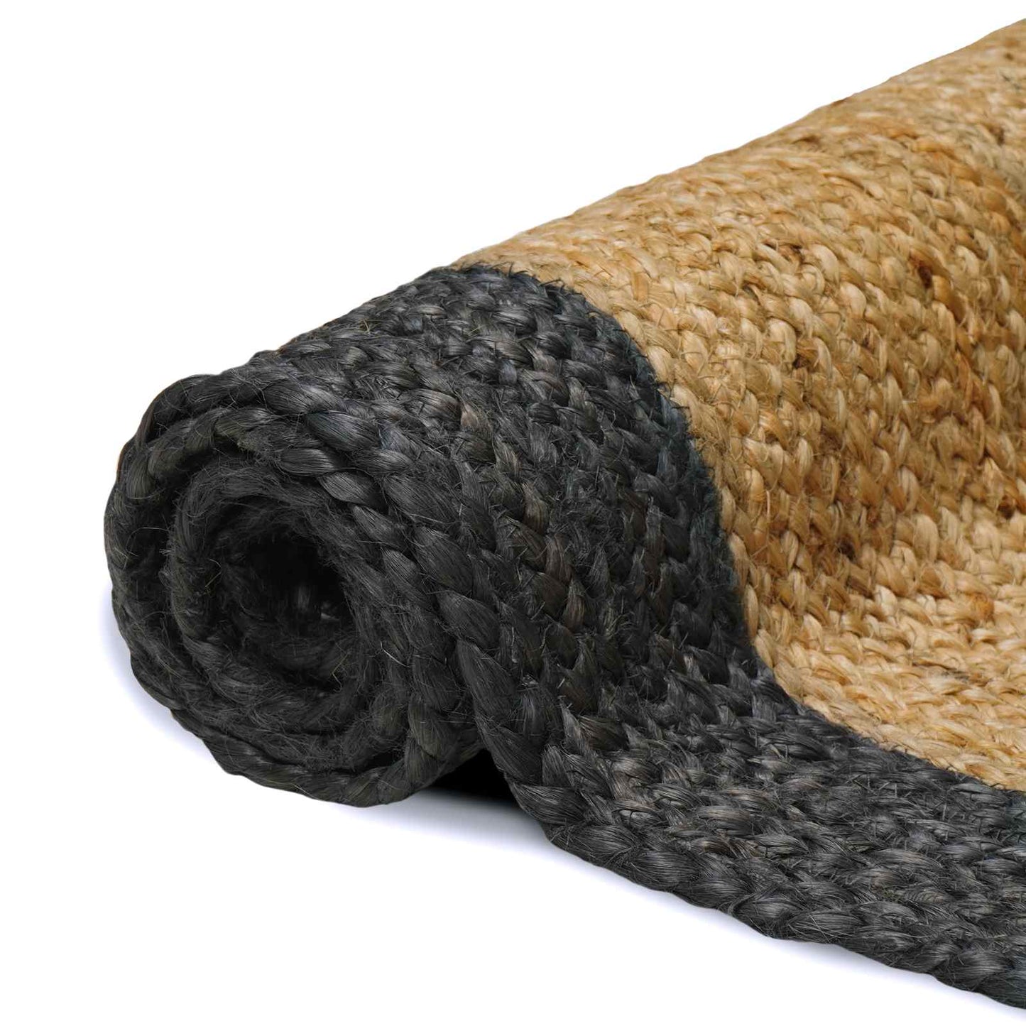 Område tæppe Mørkegrå 60 x 300 cm Jute