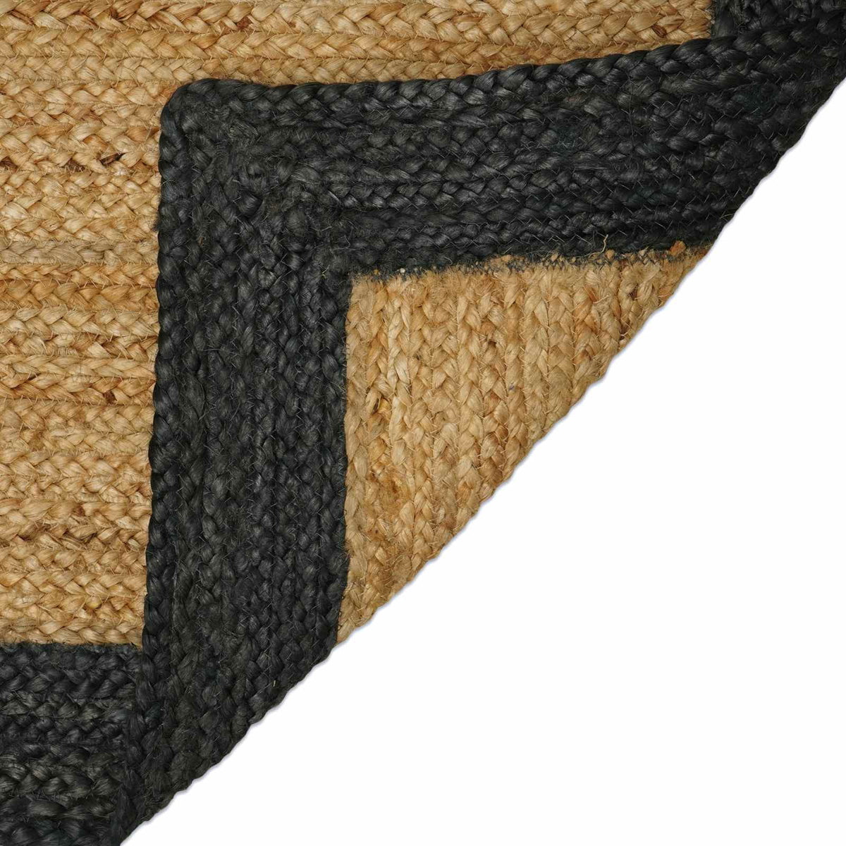Område tæppe Mørkegrå 60 x 400 cm Jute