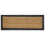 Område tæppe Mørkegrå 80 x 250 cm Jute