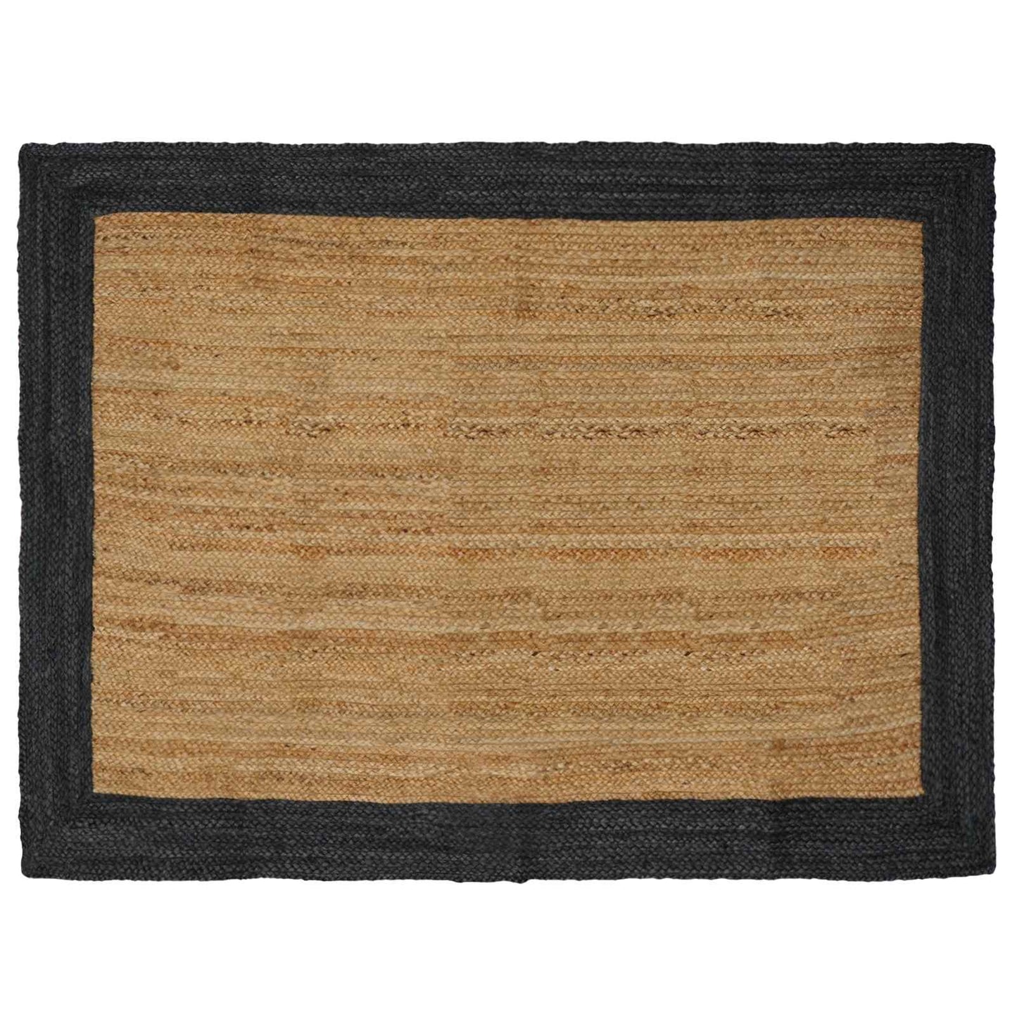 Område tæppe Mørkegrå 120 x 170 cm Jute