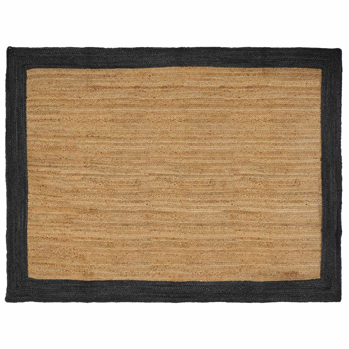 Område tæppe Mørkegrå 240 x 340 cm Jute