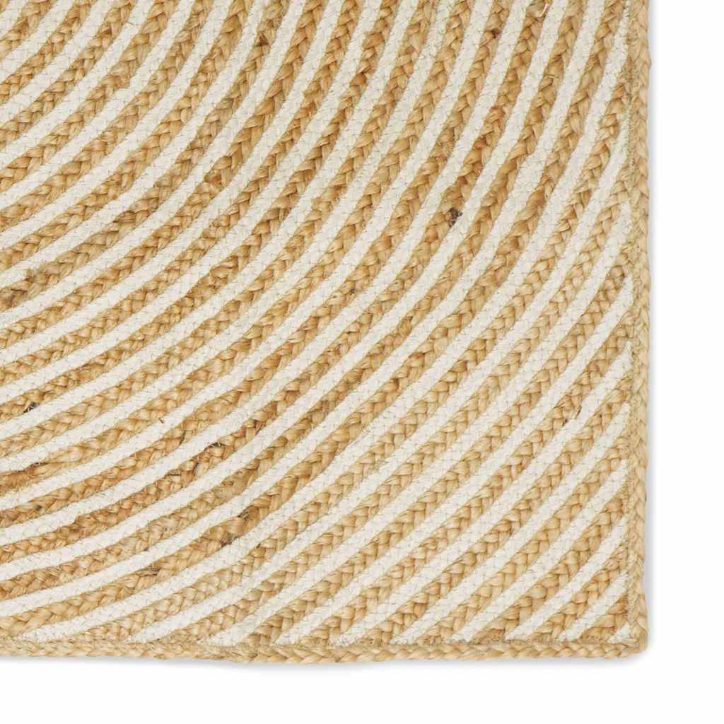 Område tæppe Hvid 60 x 400 cm Jute