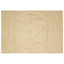 Område tæppe Hvid 200 x 290 cm Jute
