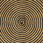 Område tæppe Sort 140 x 200 cm Jute