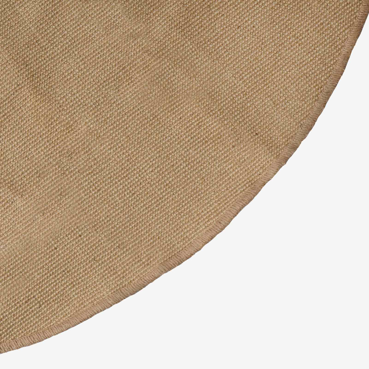 Områdetæpper Naturfarvet Ø 90 cm Jute