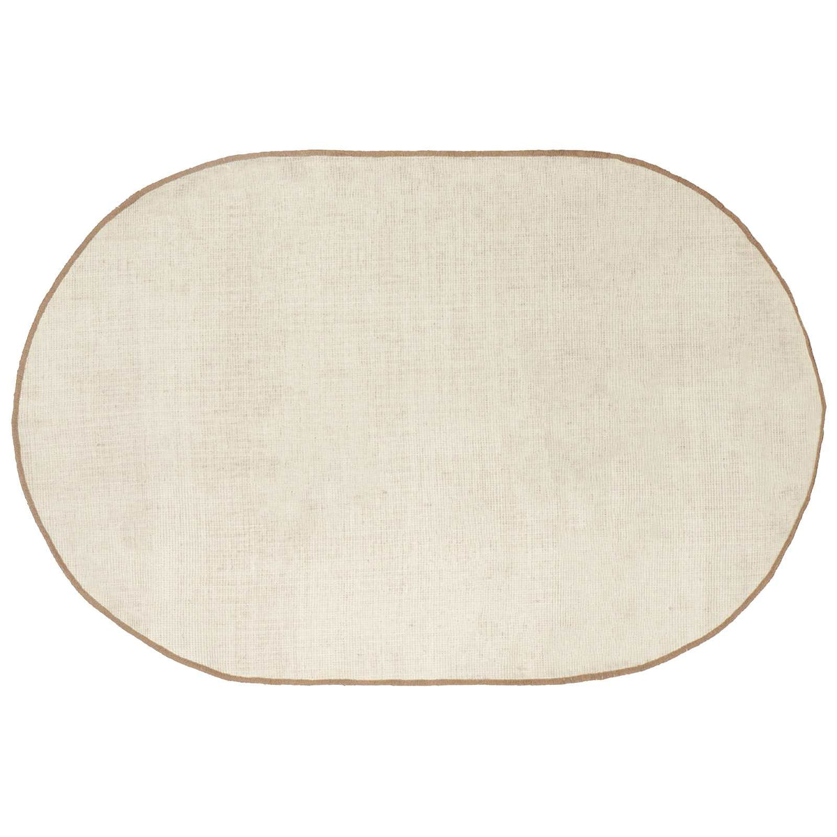 Område tæppe Naturfarvet 100 x 152 cm Jute