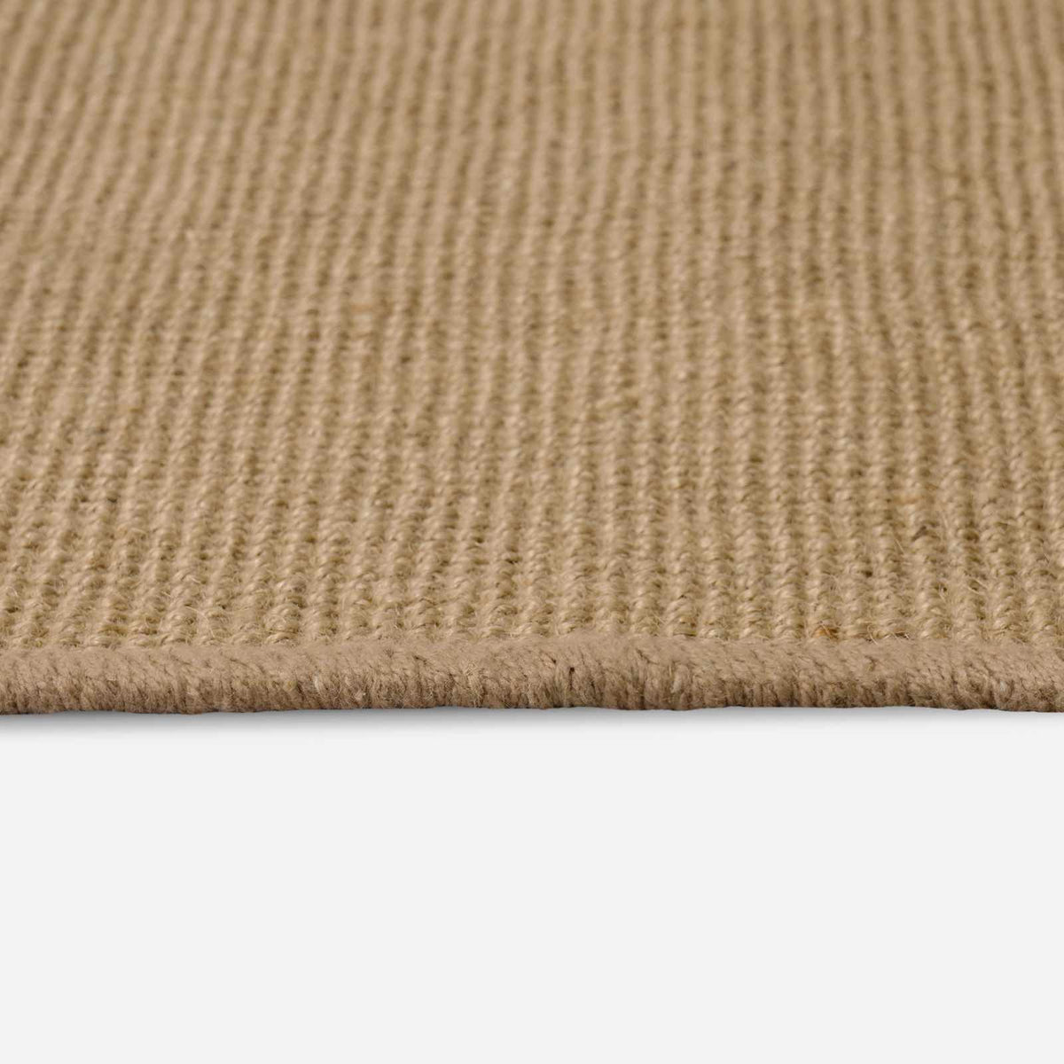 Område tæppe Naturfarvet 122 x 183 cm Jute