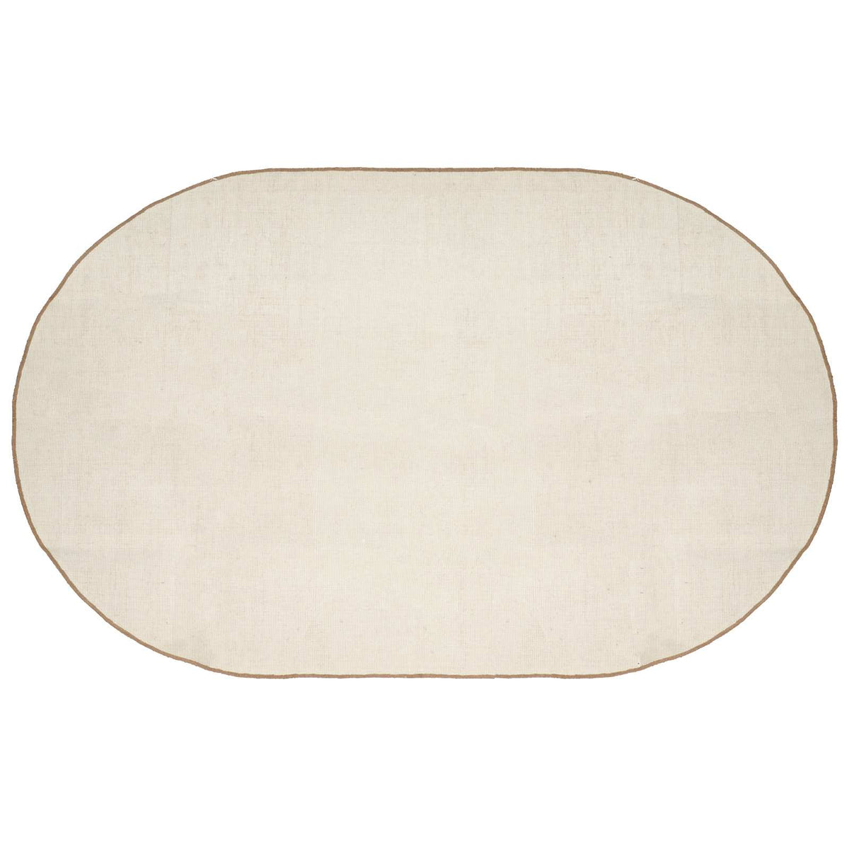 Område tæppe Naturfarvet 152 x 245 cm Jute