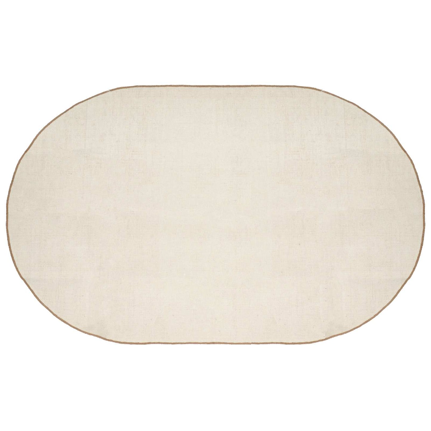 Område tæppe Naturfarvet 205 x 305 cm Jute