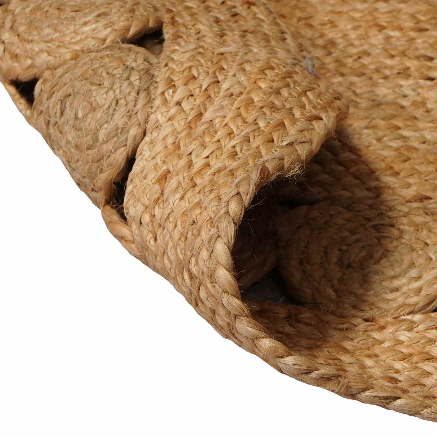 Områdetæpper Naturfarvet Ø 210 cm Jute