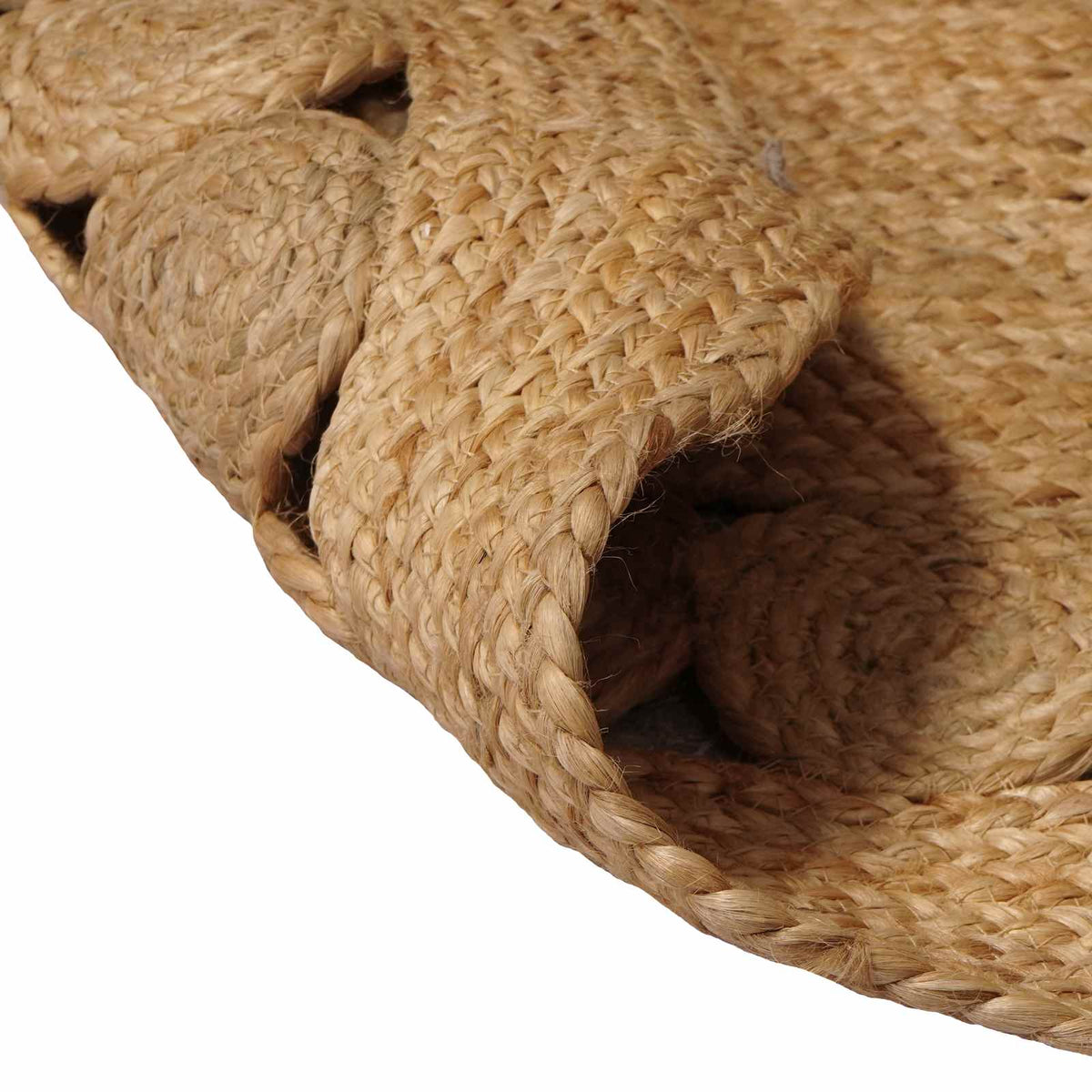 Område tæppe Naturfarvet 152 x 245 cm Jute