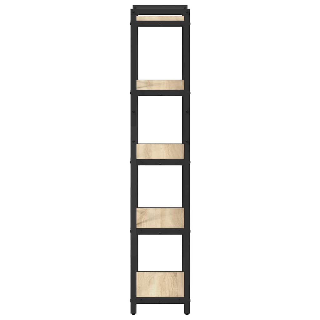 Bogreol 40 x 30 x 155 cm Konstrueret træ Sonoma eg