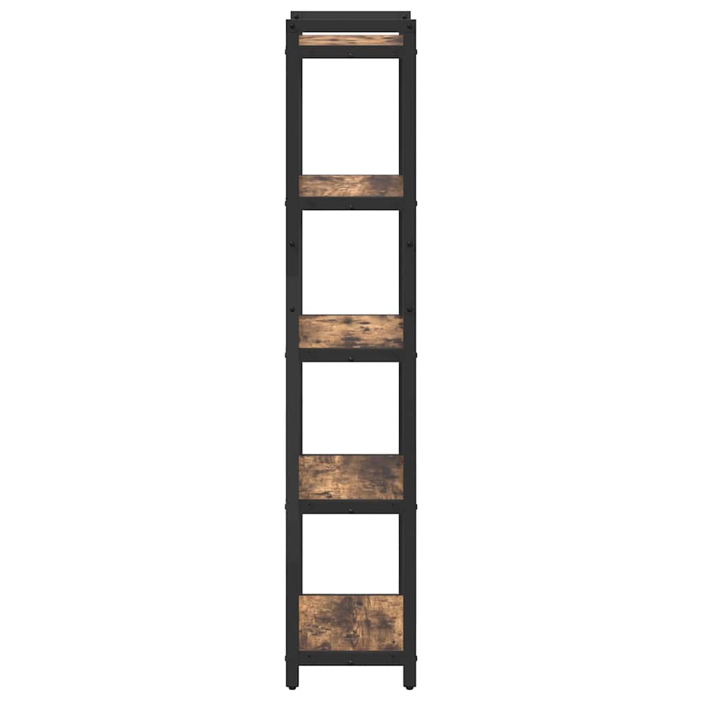 Bogreol 40 x 30 x 155 cm Konstrueret træ Røget eg