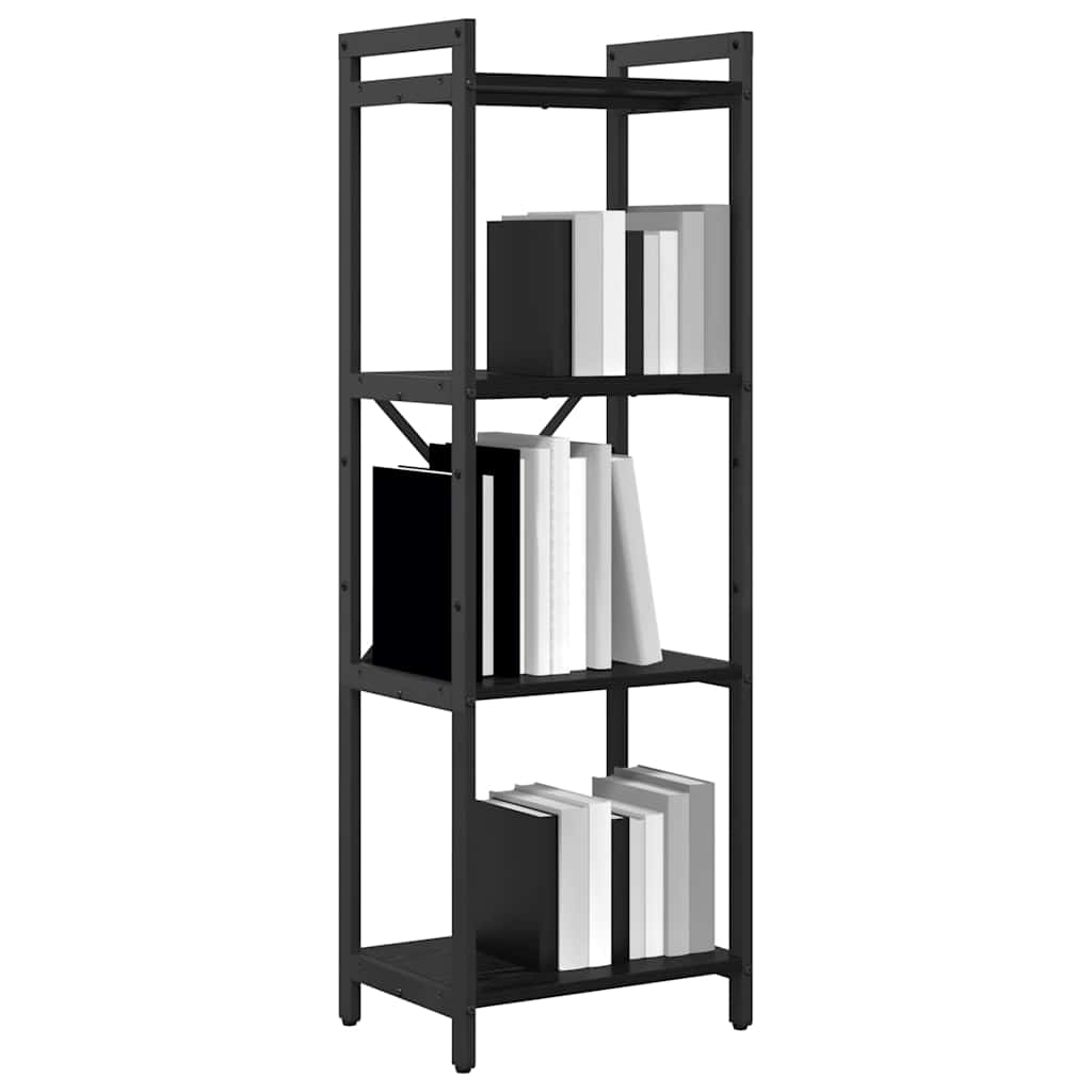 Bogreol 40 x 30 x 119 cm Konstrueret træ Sort eg