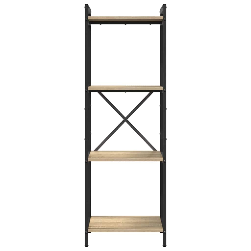Bogreol 40 x 30 x 119 cm Konstrueret træ Sonoma eg