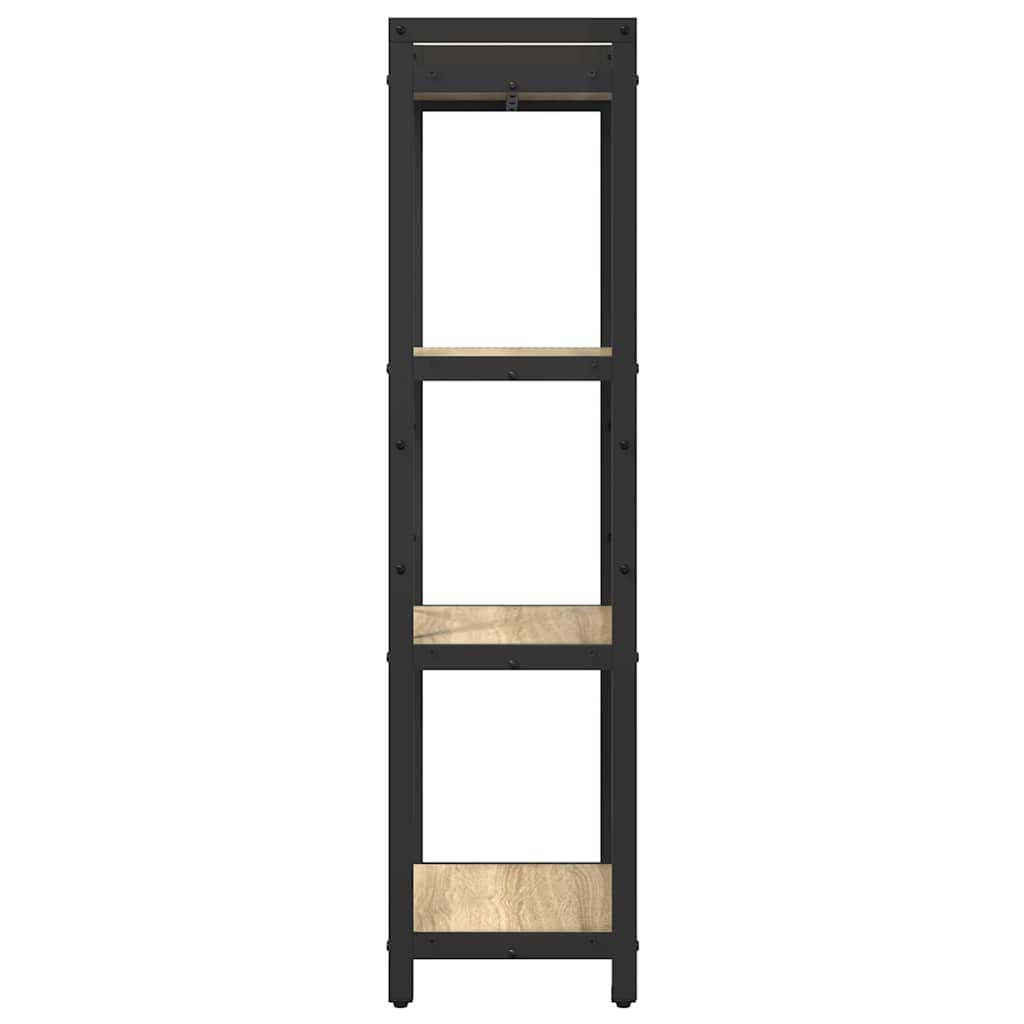 Bogreol 40 x 30 x 119 cm Konstrueret træ Sonoma eg