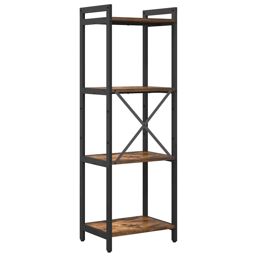 Bogreol 40 x 30 x 119 cm Konstrueret træ Røget eg