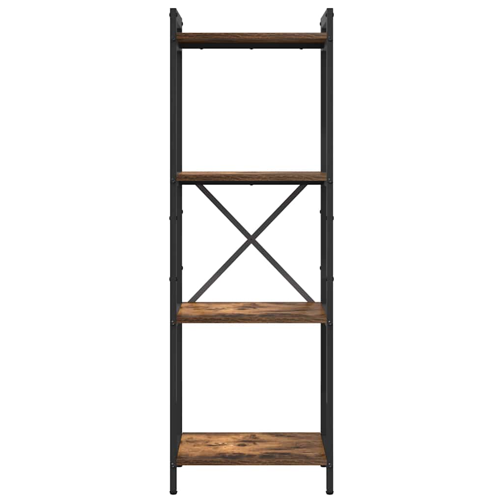Bogreol 40 x 30 x 119 cm Konstrueret træ Røget eg