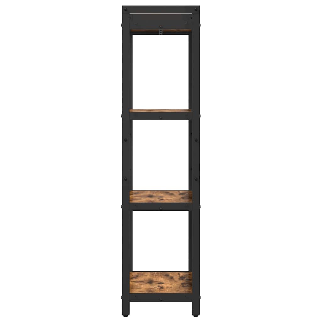 Bogreol 40 x 30 x 119 cm Konstrueret træ Røget eg