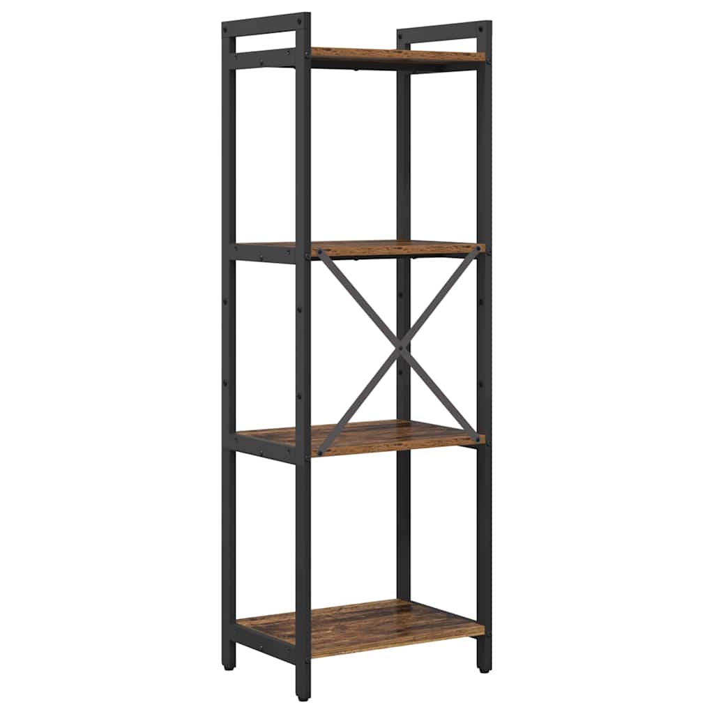 Bogreol 40 x 30 x 119 cm Konstrueret træ Gammelt træ