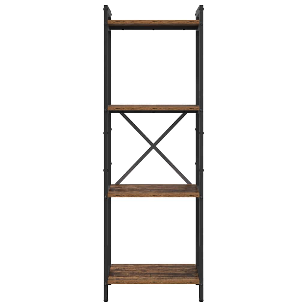 Bogreol 40 x 30 x 119 cm Konstrueret træ Gammelt træ