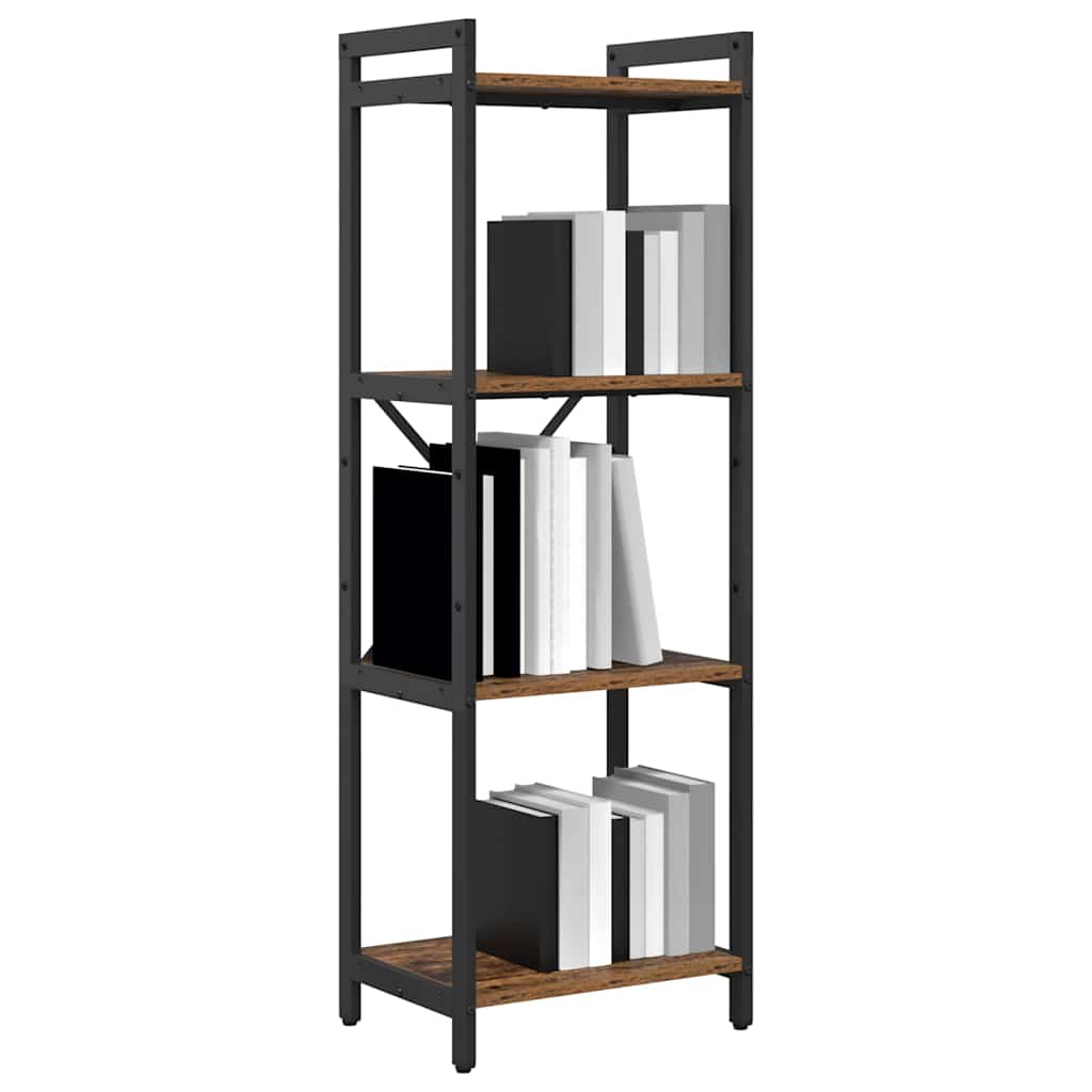 Bogreol 40 x 30 x 119 cm Konstrueret træ Gammelt træ