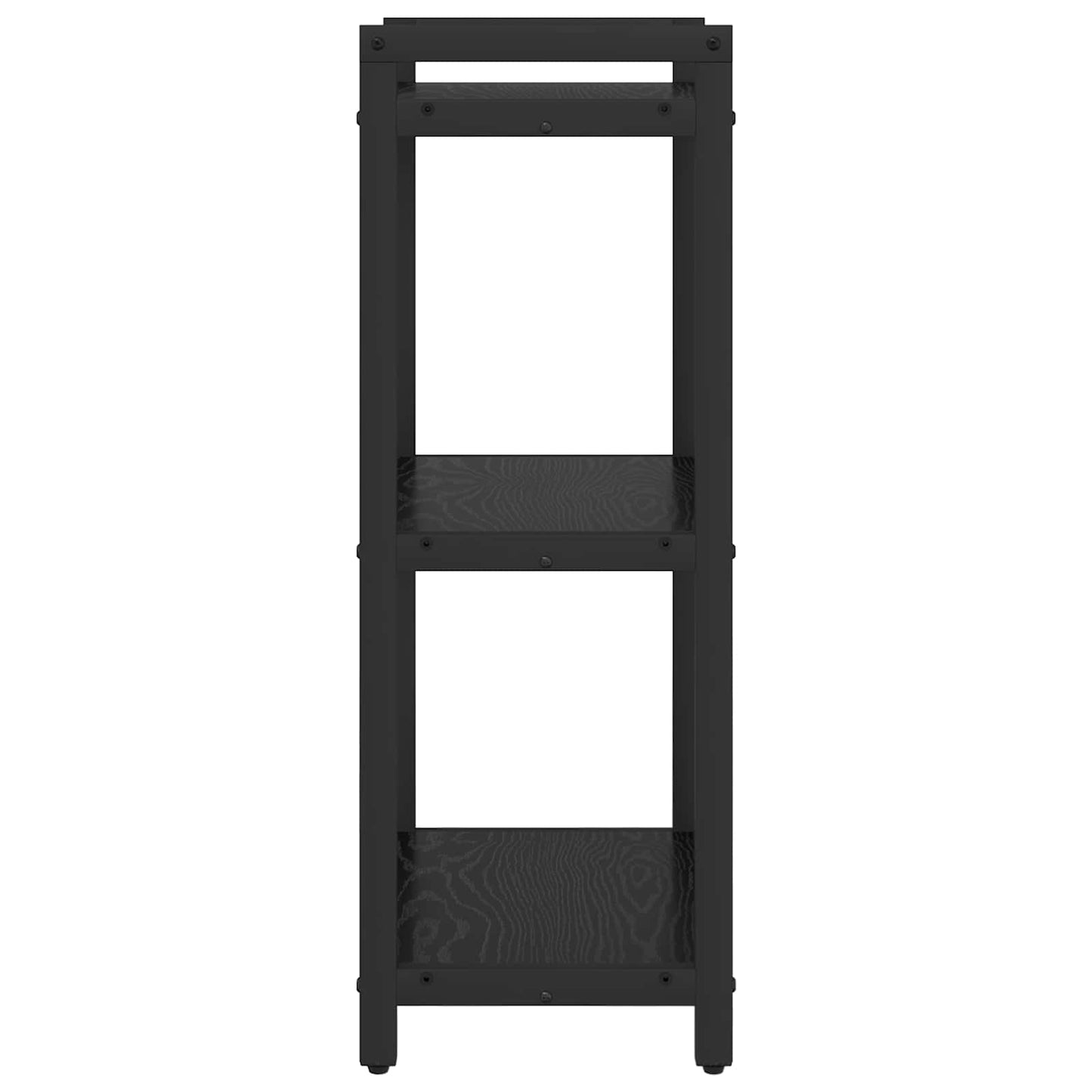 Bogreol 40 x 30 x 85 cm Konstrueret træ Sort eg