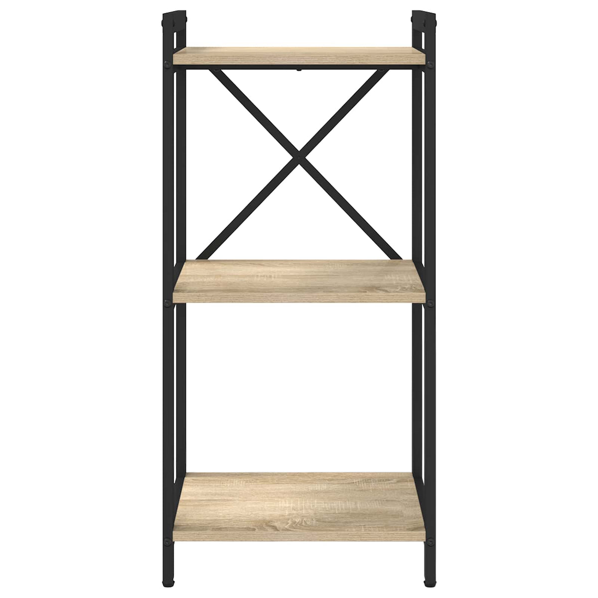 Bogreol 40 x 30 x 85 cm Konstrueret træ Sonoma eg