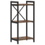 Bogreol 40 x 30 x 85 cm Konstrueret træ Røget eg