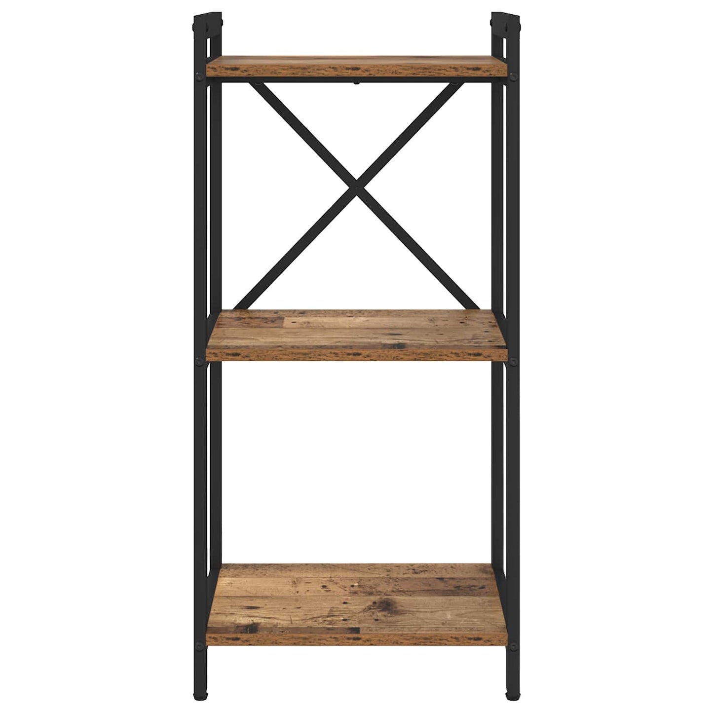 Bogreol 40 x 30 x 85 cm Konstrueret træ Gammelt træ