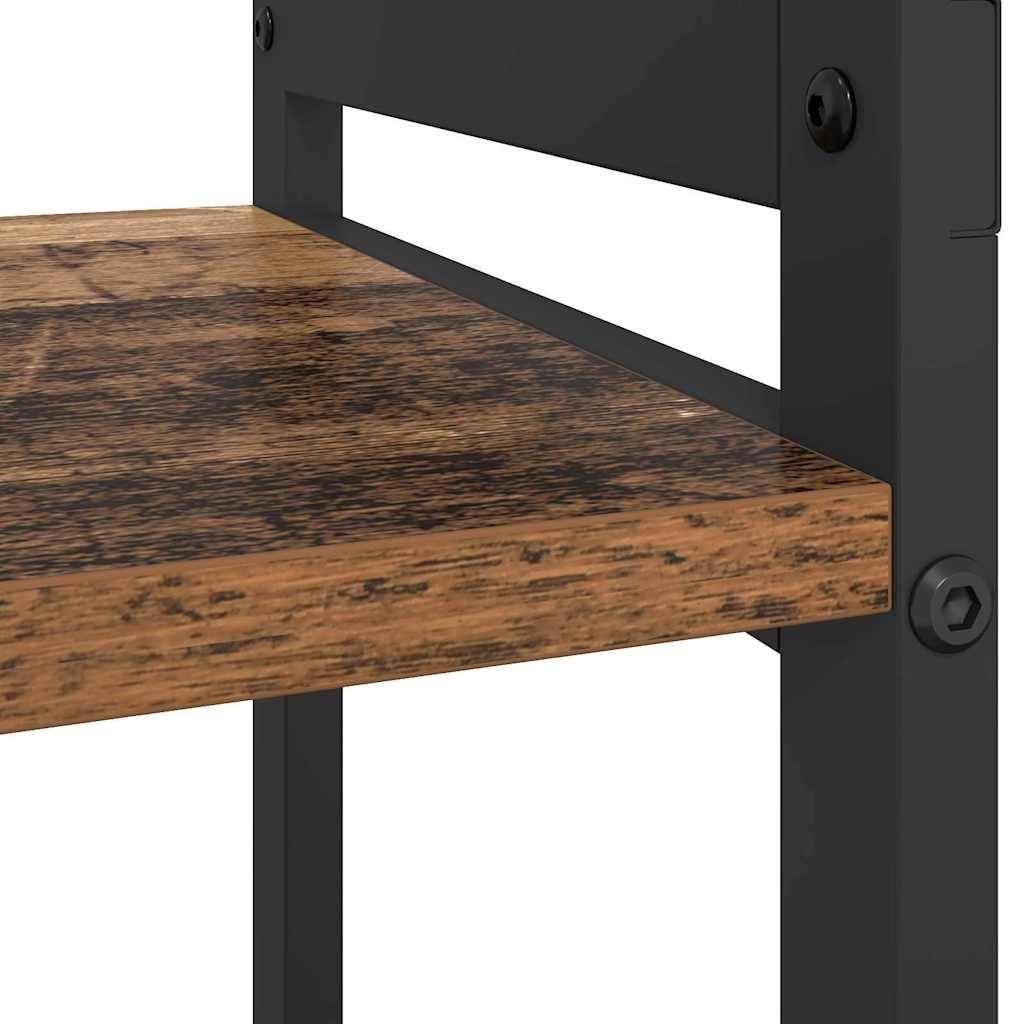 Bogreol 40 x 30 x 50 cm Konstrueret træ Gammelt træ