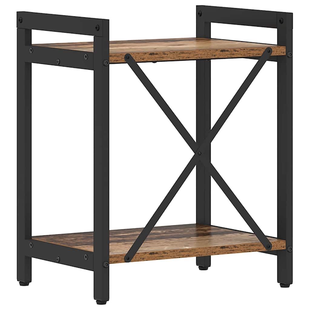 Bogreol 40 x 30 x 50 cm Konstrueret træ Gammelt træ