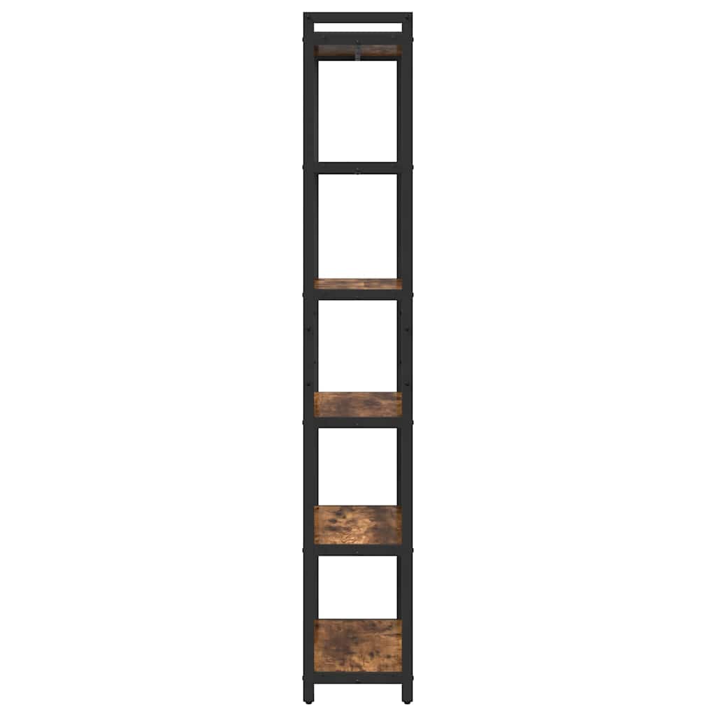 Bogreol 60 x 30 x 189,5 cm Konstrueret træ Røget eg