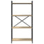 Bogreol 60 x 30 x 120 cm Konstrueret træ Sonoma eg