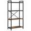 Bogreol 60 x 30 x 120 cm Konstrueret træ Røget eg