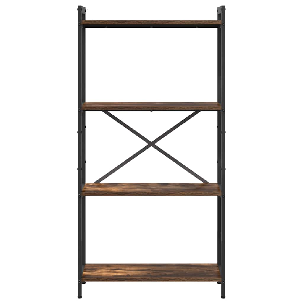 Bogreol 60 x 30 x 120 cm Konstrueret træ Røget eg