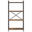 Bogreol 60 x 30 x 120 cm Konstrueret træ Gammelt træ