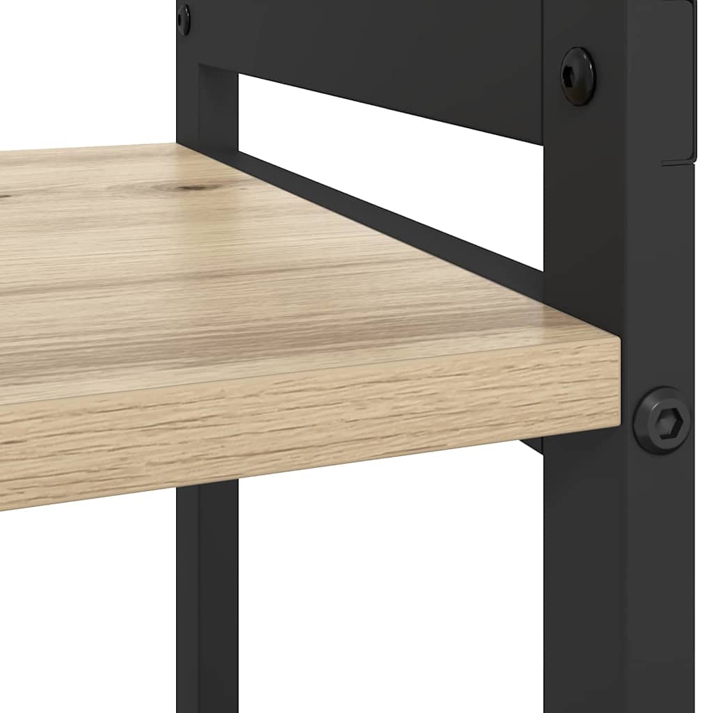 Bogreol 60 x 30 x 50 cm Konstrueret træ Sonoma eg