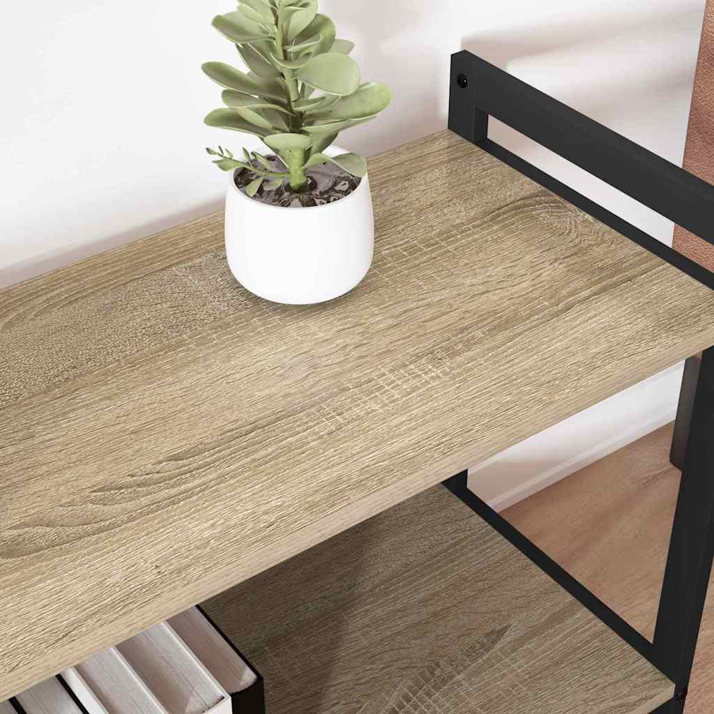 Bogreol 60 x 30 x 50 cm Konstrueret træ Sonoma eg