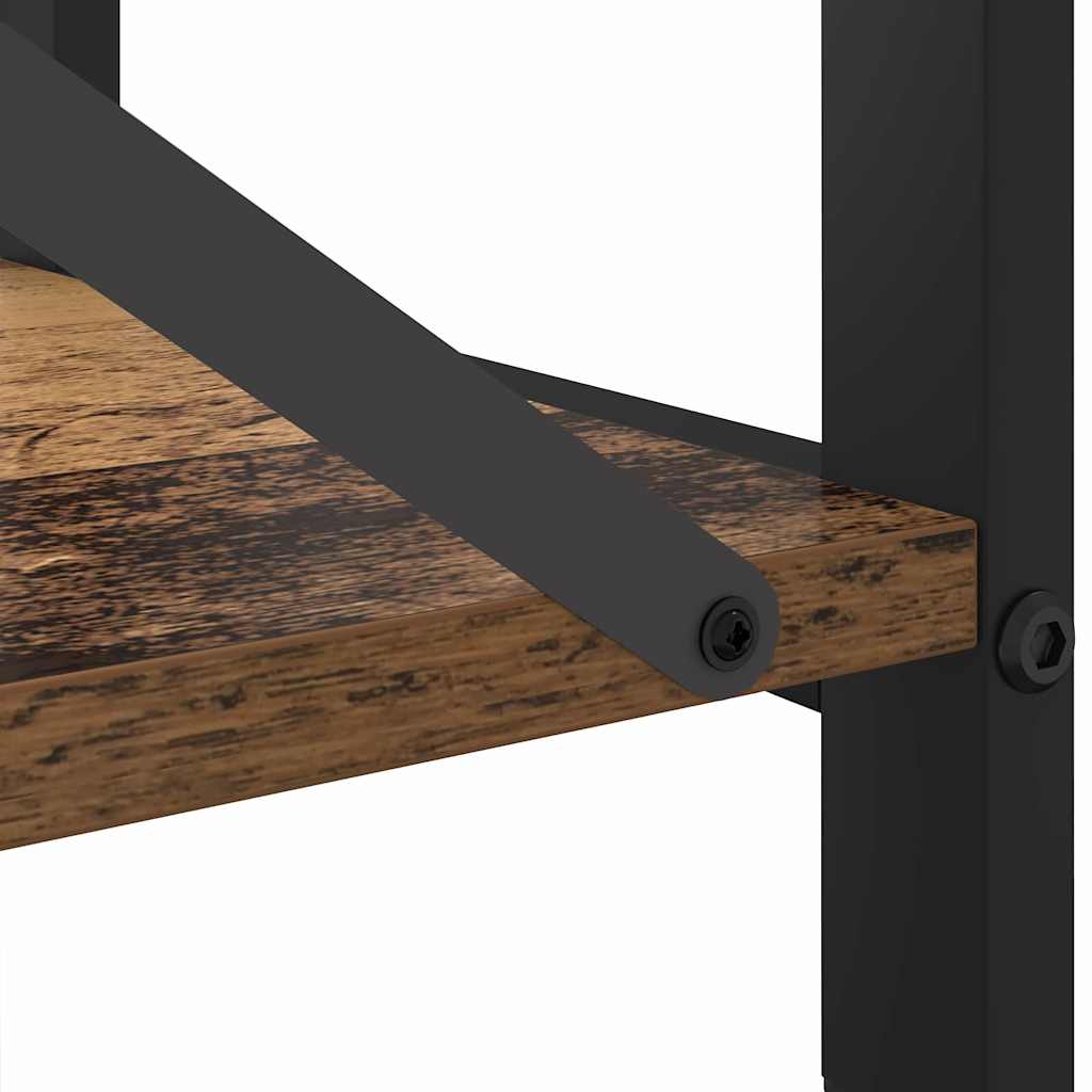 Bogreol 60 x 30 x 50 cm Konstrueret træ Gammelt træ