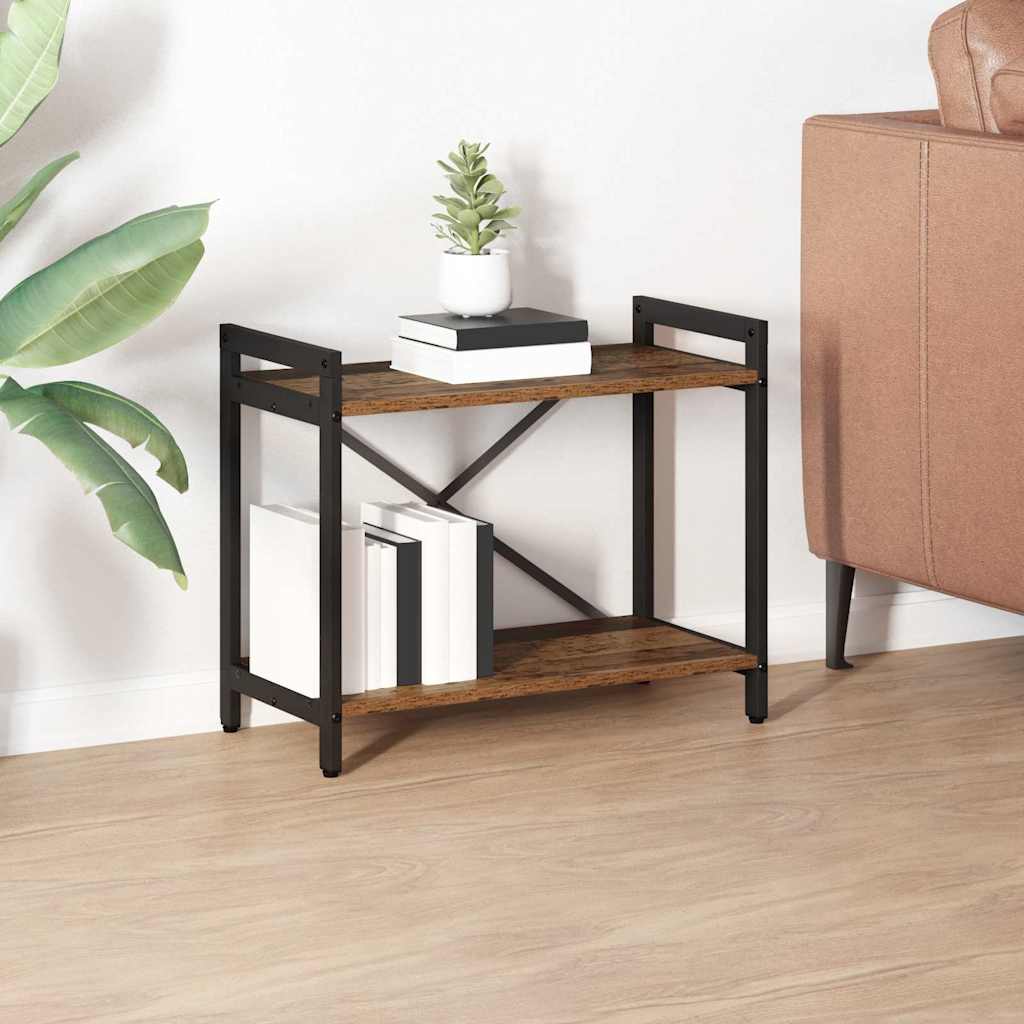 Bogreol 60 x 30 x 50 cm Konstrueret træ Gammelt træ
