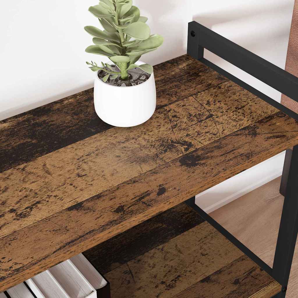 Bogreol 60 x 30 x 50 cm Konstrueret træ Gammelt træ