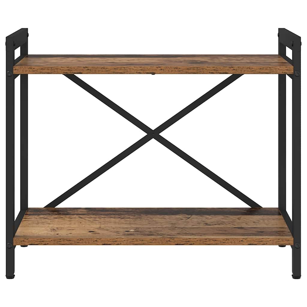Bogreol 60 x 30 x 50 cm Konstrueret træ Gammelt træ