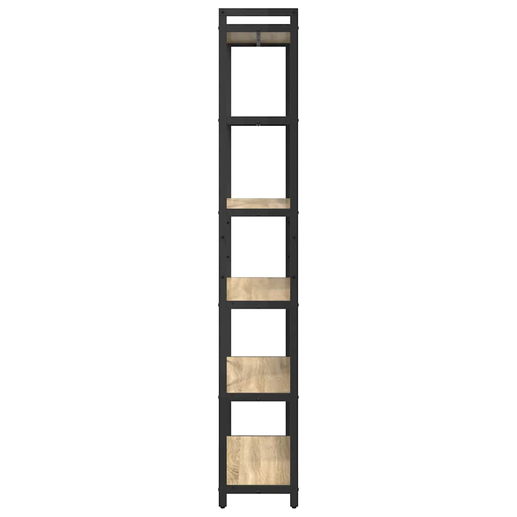 Bogreol 80 x 30 x 189,5 cm Konstrueret træ Sonoma eg